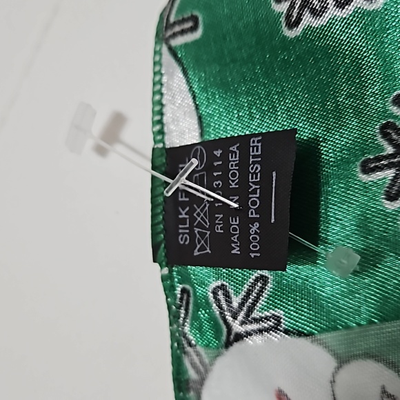 Snowman Snowflakes Christmas Silky Long Scarf #W-791 - Picture 5 of 5